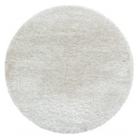 Ayyildiz koberce Kusový koberec Brilliant Shaggy 4200 Natur kruh Rozměry koberců: 80x80 (průměr)