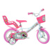 DINO Bikes - Dětské kolo 12" - Hello Kitty 2
