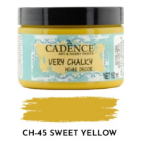 Křídová barva Cadence Very Chalky 150 ml - sweet yellow sytě žlutá Aladine