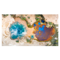 Fotografie Ala Lobet  geyser from above,, Roberto Moiola / Sysaworld, 40 × 22.2 cm