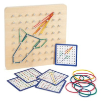 Small Foot Dřevěná deska Geoboard