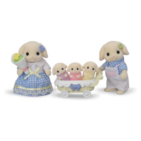 Sylvanian families 5735 rodina flora králíci s trojčaty