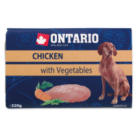 Vanička ONTARIO Dog Chicken with Vegetable 320 g