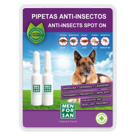 Menforsan antiparazitní pipety pro psa, 2ks