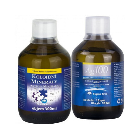 Koloidní minerály 300ml + Ag100 10ppm 300ml