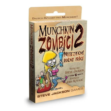 Desková karetní hra Munchkin - Zombíci 2: Nebezpečně ruční práce v češtině Steve Jackson Games