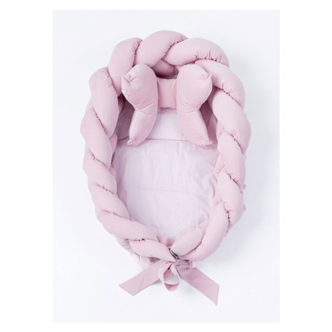 BELISIMA - Pletené hnízdečko pro miminko Velvet pink
