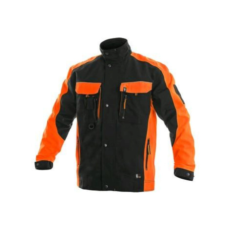 Blůza CXS SIRIUS BRIGHTON, černo-oranžová, vel.52