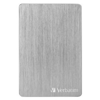 VERBATIM Store´n´ Go ALU Slim 2TB, stříbrný