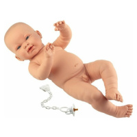 Llorens 45001 NEW BORN CHLAPEK - realistické miminko s celovinylovým tělem