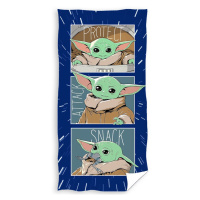 Dětská osuška Star Wars Baby Yoda Snack