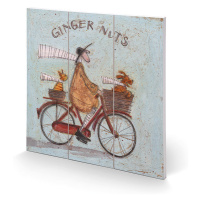 Dřevěný obraz Sam Toft - Ginger Nuts, 30 × 30 cm