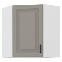 Kuchyňská Skříňka STILO CLAYGREY/BÍLÝ 60X60 GN-72 2F (45°)