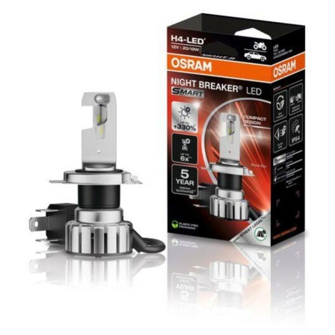 OSRAM H4 NIGHT BREAKER LED SMART +330% 21/20W 12V homologace LED 1ks 64193DWNBSM-1HB