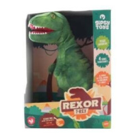 Plyš T-Rex zvukový 38 cm zelený