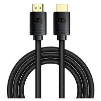 Kabel HDMI 2.1 Baseus High Definition Series, 8K 60Hz, 3D, HDR, 48Gbps, 3m (černý)