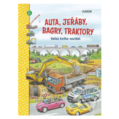 Auta, jeřáby, bagry, traktory (Velká kniha vozidel) - kniha z kategorie Naučné knihy