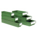Treston Regálová přepravka BiOX, zelená, d x š x v 300 x 90 x 82 mm, bal.j. 30 ks