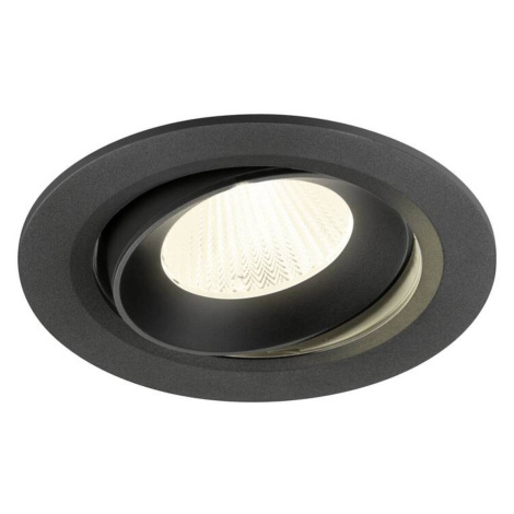 BIG WHITE SLV NUMINOS MOVE L Stropní vestavné svítidlo, 4000 K, 40°, IP20, kulaté, černé 1009849
