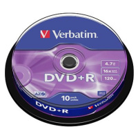 VERBATIM DVD+R AZO 4,7GB, 16x, spindle 10 ks