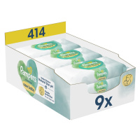 Pampers Harmonie New Baby Aloe vera vlhčené ubrousky 9x46 ks