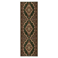 Alfa Carpets  Běhoun na míru TEHERAN T-102 green - šíře 120 cm