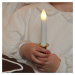 STAR TRADING LED svíčka s držákem bílo-zlatá