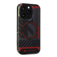 Pouzdro pro iPhone 16 Pro 6.3 černé Audi IML Sport MagSafe