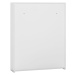 323607 vidaXL Bathroom Mirror Cabinet White 60x15x75 cm MDF