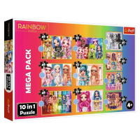 Trefl Puzzle 10v1 - Kolekce módních panenek / MGA Rainbow high