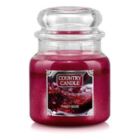 Country Candle Svíčka ve skleněné dóze, Červené víno, 453 g