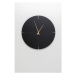 KARE Design Nástěnné hodiny Andrea - černé Ø60cm