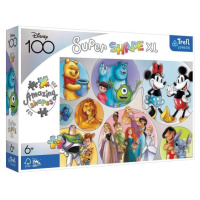 Trefl Puzzle 160 XL Super Shape - Barevný svět Disney