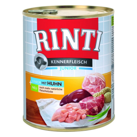 Finnern Rinti Junior konzerva pro psy kuře 800g