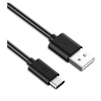 PremiumCord Kabel USB 3.1 C/M - USB 2.0 A/M, rychlé nabíjení proudem 3A, 2m, černá