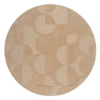 Kusový koberec Moderno Gigi Natural kruh 160 × 160 o cm