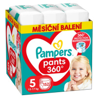 PAMPERS Pants vel.5 Plenkové kalhotky 12-17kg měsíční balení 152 ks