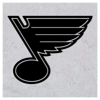 Hokejové logo ze dřeva - St. Louis Blues