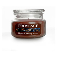 Provence Vonná svíčka ve skle 45 hodin cigars&whiskey