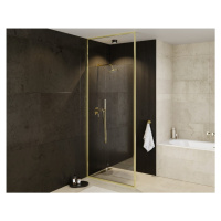 HOPA Walk-in sprchový kout ICON GOLD BARVA rámu Zlatá, Rozměr A 120 cm, Rozměr C 200 cm, Výplň Č