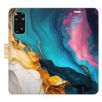 iSaprio Flip pouzdro Colourful Marble pro Xiaomi Redmi Note 11 / Note 11S