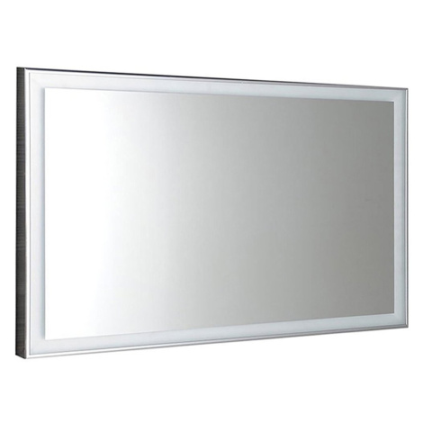 LUMINAR zrcadlo v rámu s LED osvětlením 1200x550mm, chrom NL560 Sapho