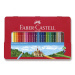 Pastelky Faber-Castell v plechové krabičce - 36 barev