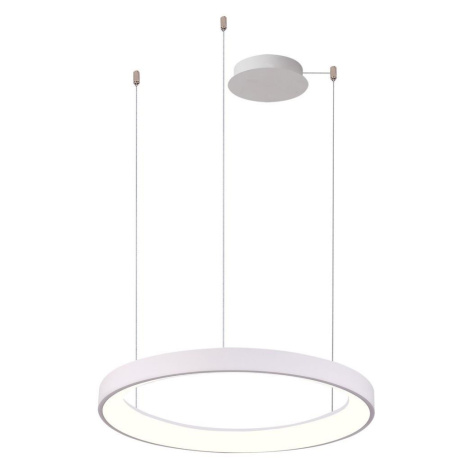 Azzardo  -LED Stmívatelný lustr na lanku AGNES LED/48W/230V pr. 58 cm bílá