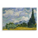 MyBestHome BOX Plátno Vincent Van Gogh "Pšeničné Pole S Cypřiši" Reprodukce Varianta: 120x80