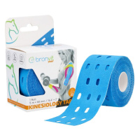 BronVit Sport Kinesio Tape děrovaný 5 cm x 5 m tejpovací páska modrá