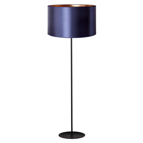 - Stojací lampa CANNES 1xE27/15W/230V pr. 45 cm fialová/měděná/černá Donoci