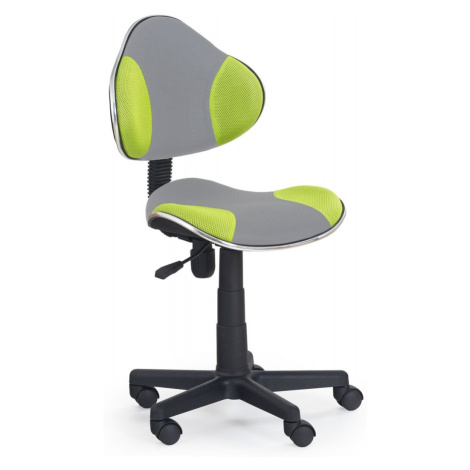 HALMAR Kancelářská židle Light šedo-zelená