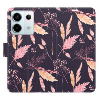 iSaprio flip pouzdro Ornamental Flowers 02 pro Xiaomi Redmi Note 13 Pro+ 5G