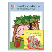 Tri prasiatka a vlk (maľovanka + CD) - Stanislav Dančiak ml. - kniha z kategorie Pohádky